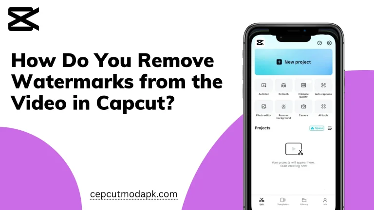 How Do You Remove Watermarks from the Video in Capcut?